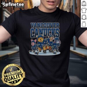 Good Vancouver Canucks Winnie The Pooh Ice Hockey T-Shirt featuring a playful design for fans and collectors.