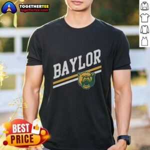 Alt Text: Official Baylor Sideline Forest T-Shirt featuring the Baylor logo in green, perfect for fans and casual wear.