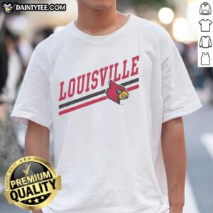 Alt Text: Awesome Louisville Sideline Ash T-Shirt featuring a stylish design, perfect for fans of the Louisville Cardinals.