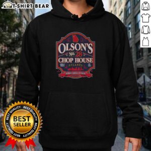 Hot Matt Olson's Chop House hoodie featuring a stylish design, perfect for fans and casual wear enthusiasts.