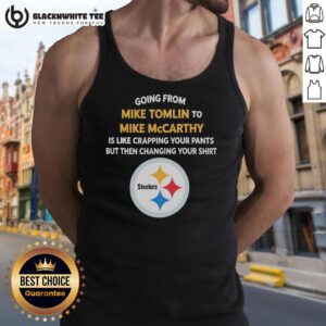 Awesome tank top featuring Mike Tomlin and Mike McCarthy, perfect for football fans and stylish game day wear.