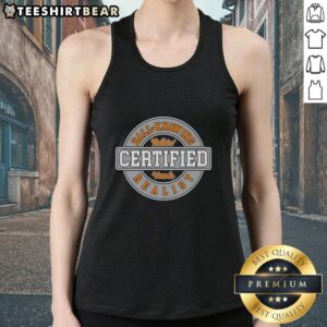 Premium Tennessee Volunteers Talkin' Vawls Ball Knowing Certified Realist Emblem Tank Top for fans and apparel enthusiasts.