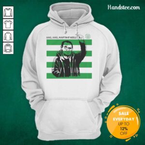 Awesome Martin O'Neill Hail Hail Celtic FC hoodie featuring vibrant colors and the iconic Celtic FC logo.