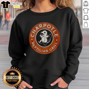 Good Pokemon Charpotle reptilian girl sweatshirt featuring vibrant graphics and cozy design for fans of unique apparel.