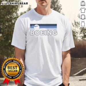 Official Boeing 2026 Wanderer Vintage T-Shirt featuring classic design and logo for aviation enthusiasts.