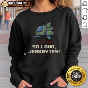 Good-So-Long-Jerkbytes-Sweatshirt featuring a cozy design and vibrant colors, perfect for casual wear.