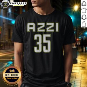 Awesome Azzi Fudd Dal 35 T-Shirt featuring a stylish design, perfect for fans of basketball and sports apparel.