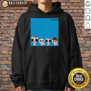Premium Yippee Blue Album Cringey Hoodie featuring vibrant colors and unique design for stylish, casual wear.