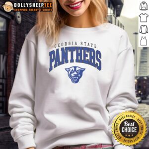 Nice Georgia State Panthers classic logo sweatshirt featuring vibrant colors and cozy design, perfect for fans.