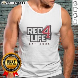 Stylish Pretty Red4life Dat Dude tank top featuring a bold design, perfect for casual summer outfits.