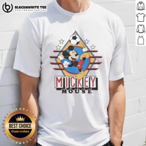 Nice Mickey Mouse Soccer T-Shirt featuring a fun design perfect for kids and Disney fans. Ideal for sports and casual wear.