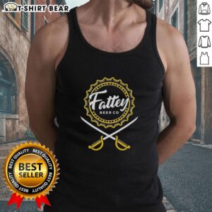 Hot Fattey Beer Co hockey tank top featuring a stylish design, perfect for fans and summer sports activities.