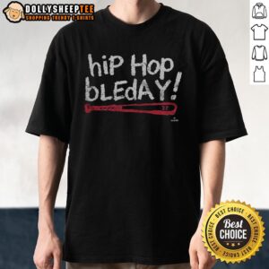 Official Hip Hop Bleday T-Shirt featuring bold graphics and vibrant colors, perfect for music fans and streetwear enthusiasts.