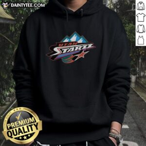 Good Utah Starzz 97 Hoodie featuring vibrant team colors and logo, perfect for fans of the Utah Starzz basketball team.
