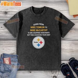 Good Going From Mike Tomlin to Mike McCarthy washed t-shirt, featuring a vintage design for football fans.