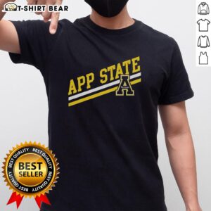 App State Sideline T-Shirt featuring team colors and logo, perfect for fans supporting Appalachian State University.