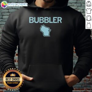 Awesome Wisconsin Bubbler Map Hoodie featuring a colorful map design of iconic Wisconsin bubbler locations.