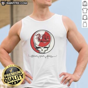 Grateful Dead X South Carolina Gamecocks tank top featuring a vibrant design, perfect for fans and summer wear.