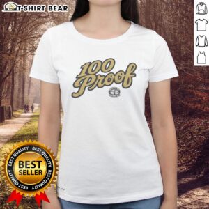 Alt Text: Top 100 Proof Football Kentucky Barrels Ladies Tee featuring stylish design and comfortable fit for sports fans.