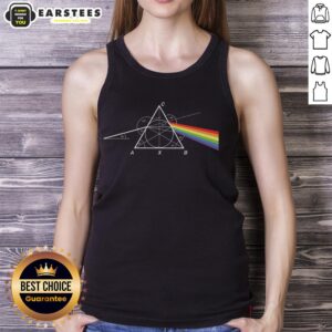 Stylish Pretty Optical Deconstruction Tank Top featuring unique abstract patterns, perfect for casual summer outfits.