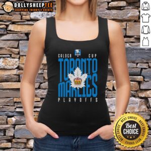 Top Toronto Marlies Calder Cup Playoffs tank top showcasing team spirit in the American Hockey League.