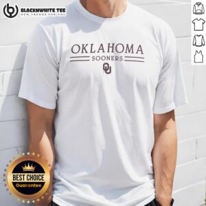 Alt Text: Top Oklahoma Sooners Champion T-Shirt featuring bold logo and comfortable fit, perfect for any fan.