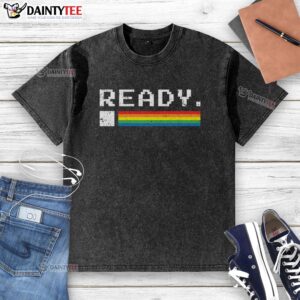 Nice Commodore 64 ready washed t-shirt featuring retro gaming design, perfect for vintage gaming enthusiasts.