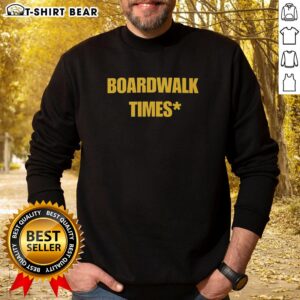 Cozy Good Boardwalk Times Star Sweatshirt featuring a vibrant star design, perfect for casual outings and beach vibes.