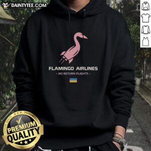 Stylish Nice Flamingo Airlines hoodie featuring a vibrant design, perfect for travel lovers and casual wear.