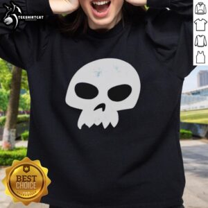 Vintage sweatshirt featuring Nice Sid Skull logo from Toy Story Disney cartoon, perfect for fans and collectors.