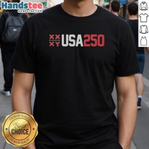 Alt Text: Official Xx Athletics Xy USA 250 Vintage T-Shirt in classic design, showcasing retro sports style and logo.