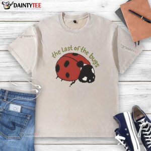Good Indie Folk Concert featuring 'The Last of Bugs' washed t-shirt on display, showcasing vibrant design and artistic flair.