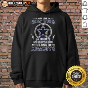 Awesome Dallas Cowboys NFL hoodie showcasing pride for the team, perfect for fans living in New York on Sundays.