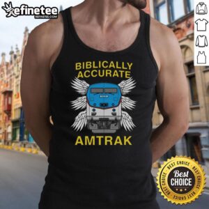Stylish Top-Biblically-Accurate-Train-Tank-Top featuring unique design and vibrant colors for a trendy look.