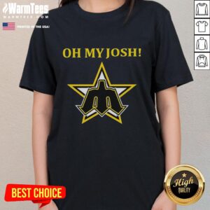 Pretty Oh My Josh Seattle Mariners ladies tee in vibrant colors, perfect for female fans showcasing team spirit.