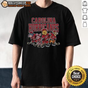 Alt Text: Nice Carolina Hurricanes Winnie The Pooh ice hockey t-shirt featuring a playful design for fans of the NHL team.
