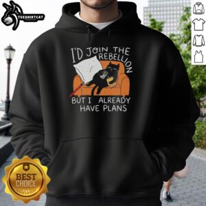 Lazy cat in a funny rebellion on the couch, wearing a cozy hoodie, showcasing adorable feline antics.