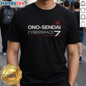 Alt Text: Original Ono-Sendai Cyberspace Deck 7 T-Shirt featuring vibrant graphics and classic design for cyberpunk enthusiasts.