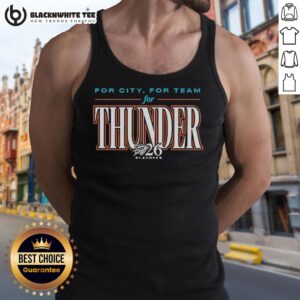 OKC Thunder 2026 Playoffs tank top, perfect for city pride and team spirit during the NBA playoffs.