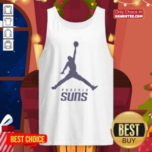 Premium Phoenix Suns NBA Jordan Logo Tank Top featuring a stylish design perfect for basketball fans and summer wear.