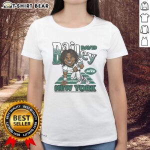 Pretty New York Jets David Bailey ladies tee featuring vibrant team colors and stylish design for female fans.
