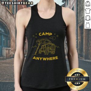Nice Camp Anywhere Campy II Tank Top in vibrant colors, perfect for outdoor adventures and casual summer wear.