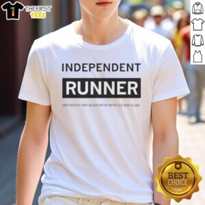 Official Independent Runner T-Shirt, not associated with 515 Run Club, featuring unique design for running enthusiasts.