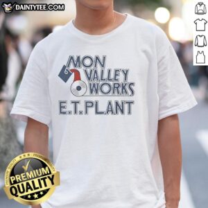 Alt Text: Nice Mon Valley Works Edgar Thomson Plant T-Shirt featuring industrial design and vibrant colors for steel industry enthusiasts.