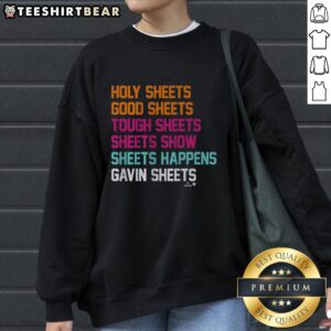 Alt Text: Premium Gavin Sheets sweatshirt featuring a stylish design, perfect for fans and casual wear.