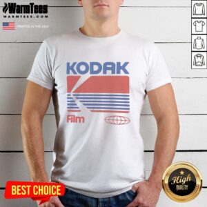Official Kodak Film T-Shirt featuring vintage logo design, perfect for photography enthusiasts and film lovers.