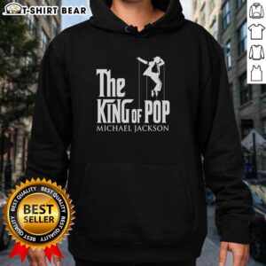 Alt Text: Stylish Official The King Of Pop Michael Jackson Hoodie featuring iconic artwork and vibrant colors for fans.