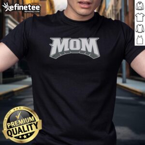 Alt Text: Official Philly Philadelphia Eagles Football Mom T-Shirt featuring team colors and logo, perfect for game day.