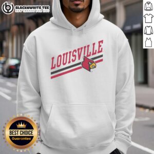 Top Louisville Sideline Ash Hoodie displayed on a mannequin, showcasing its stylish design and team spirit.