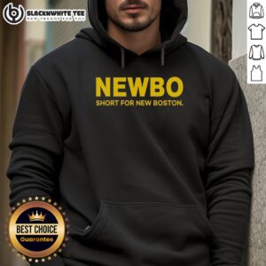 Stylish Top Newbo Short for New Boston Hoodie in vibrant colors, perfect for casual wear and showcasing local pride.